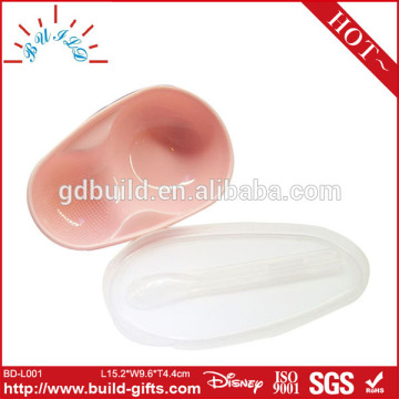 peanut shape baby silicone bowl