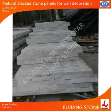 natural veneer stacked stone panels wall cladding