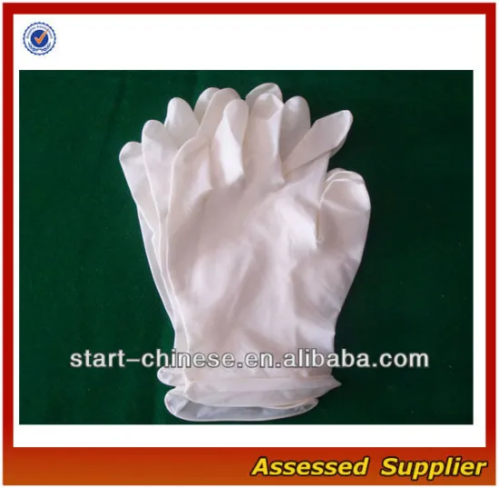 CX-211 Low Powder 9" Disposable Latex Examination Gloves/disposable examination latex gloves/disposable latex gloves/latex