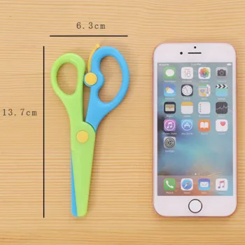 High-Quality Assorted Color Safety Scissors for Kids - DIY Paper Cutting