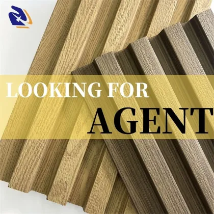 3D Log Wood Grain Embossed PS Wall Panel for Modern Interior Wood Wall Panels