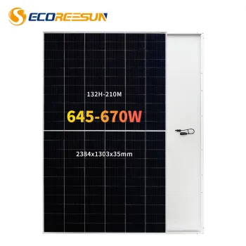 Customizable Length Solar PV Panels 650W-655W from Ecoreesun in China