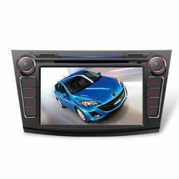 In-dash DVD and GPS Audio and Video Entertainment System for Mazda, w/ HD TFT Digital Screen