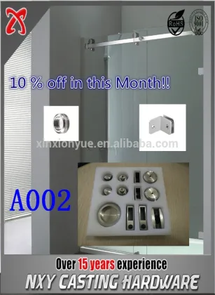cabinet sliding glass shower door hardware A002