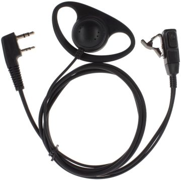 D-Type Headset Walkie Talkie for Baofeng 888S 5R UV-82 Two-Way Radio