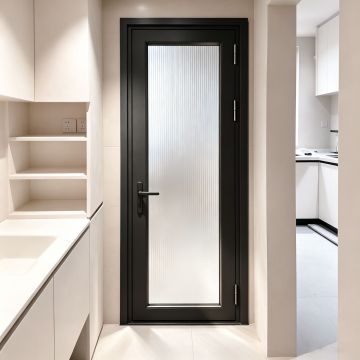 Puerta con bisagras con rotura no térmica serie AU100