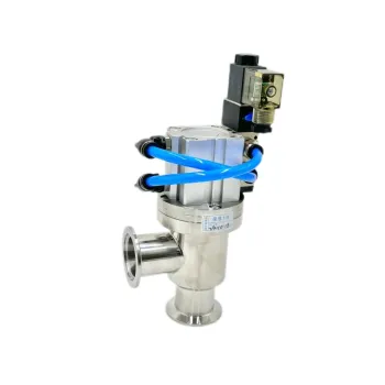 GDQ-J(50) Stainless Steel Pneumatic Actuator Bellows Isolation Vacuum Flapper Valve
