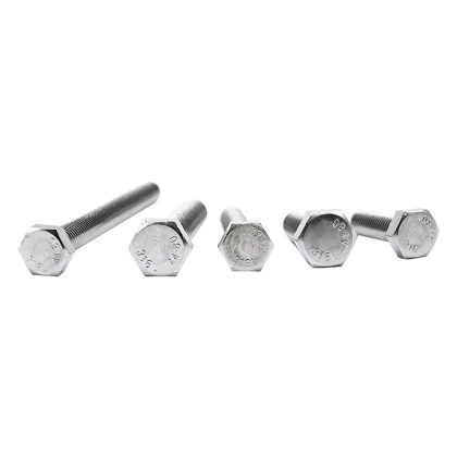 Stainless steel hexagonal bolt fasteners