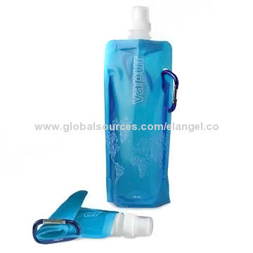 Vapur Collapsible Water Bottle, Eco-friendly & Non-toxic, Folding Design with Carabiner