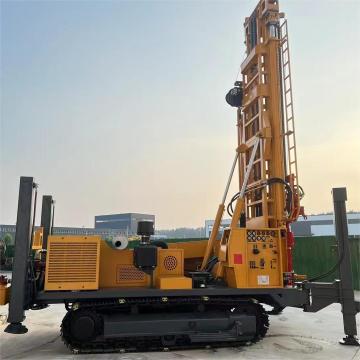 Manufacturer Direct Supply: Portable Crawler Type Rotary Water Well Drilling Rig (200m-300m)