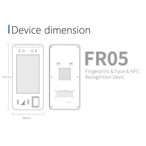 Face Recognition Biometric Fingerprint Scan Access Control