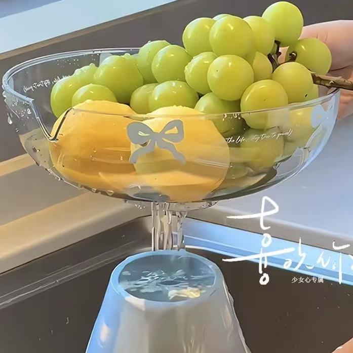 Elegant Glass Fruit Plate for Home Decor