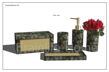 Erainlife Proposal Mother Pearl Bath Accessories