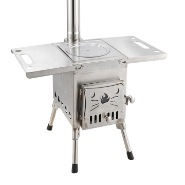 Stufa in legno esterno portatile e grill per barbecue: stufa in acciaio inossidabile diretto di fabbrica di buona qualità per l'autocontro
