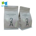 Sealed Custom Kraft Coffee Pouch With Logo Design