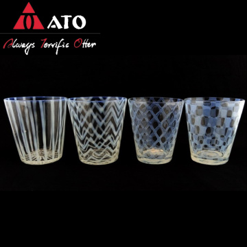 Tazza di bicchiere di bicchiere moderna set di vetro di whisky