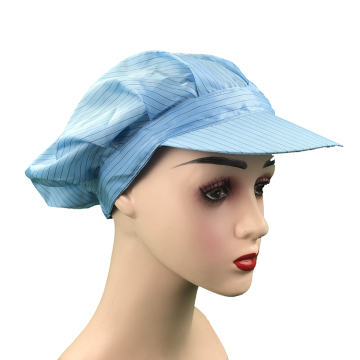 Tappo di testa ESD a strisce senza polvere senza polvere unisex