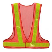 Hot selling V style Polyester reflective safety vest