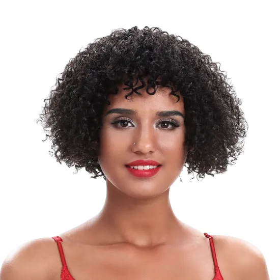 Rebecca 100% Human Hair Wigs Brazilian Afro Kinky Curly Wigs For Black Women Cheap Wholesale Bob Short Pixie Cut Human Hair Wigs