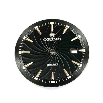 Flower Pattern Embossed Dial With Luminous Indices
