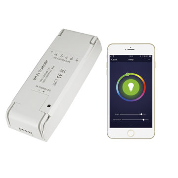 Wireless 2.4G Wi-Fi LED Controller for 12V/24V LED Strip Lights