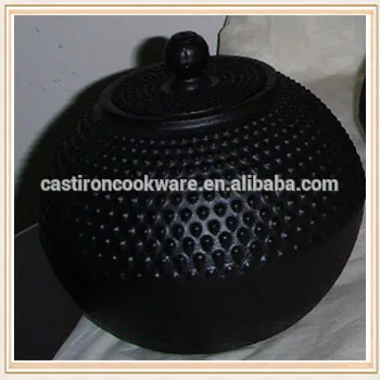 cast iron sugar pot