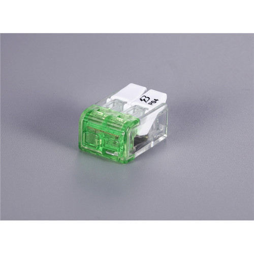 2 pinos Condutor de fios de fios Compact Leaver Fast Connector