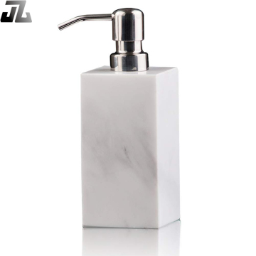 Wholesale Factory White Marble Soap Dispenser Set for Kitchen and Bathroom