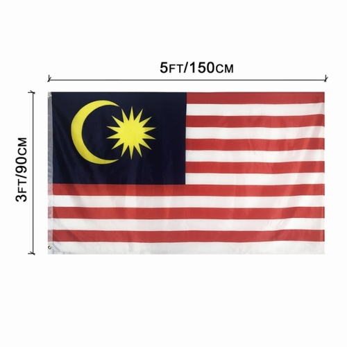 Polyester Malaysia National Flag