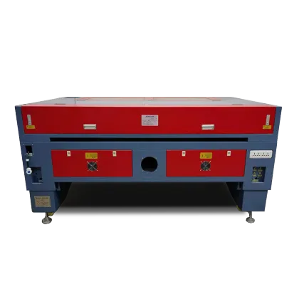 Modernisierte CO2 Laserschneidemaschine für Acryl, Holz und MDF mit Hiwin-Einzelgetrieben