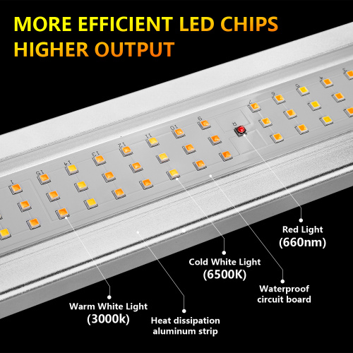 Alta eficiencia 640W LED Grow Light Plegable Dimmable