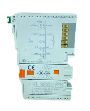 Beckhoff KL3062 BUS-Anschluss: 2-Kanal-Analogeingangsmodul für 0-10 V-Spannung mit 12-Bit-Auflösung