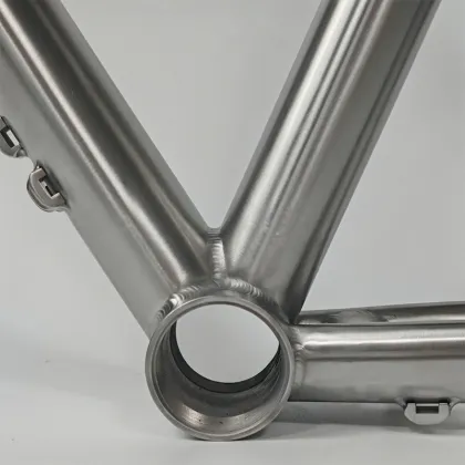Titanium road bike frame disc brakes