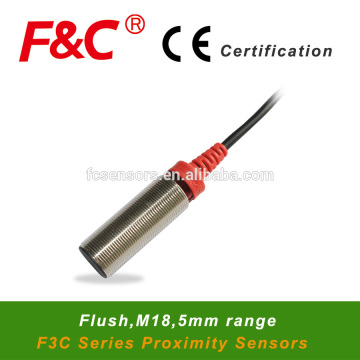 F&C M18 F3C-18ES05 Series, 12~24v DC switching Transducer, Short Housing Type, Flush Position Transducer