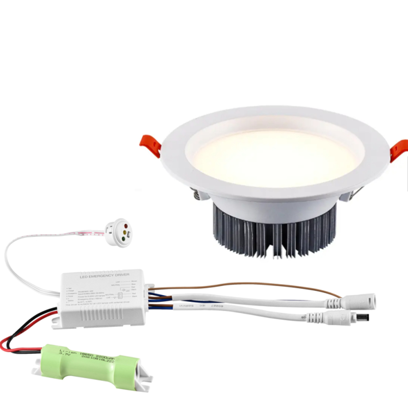 Emergency led down light with battery pack