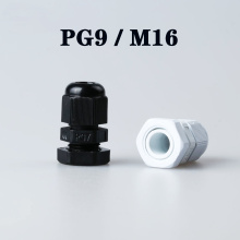 Plastic Cable Gland 5-20pcs High Quality IP68 PG9 M16 4-8MM Waterproof Nylon Cable Gland with Waterproof Gasket cable sleeve