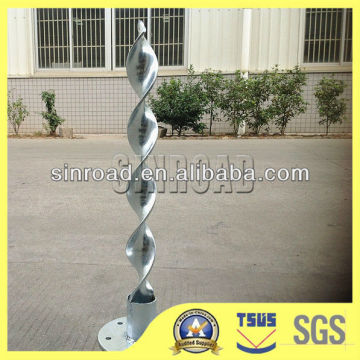 Ground screw anchor with ISO