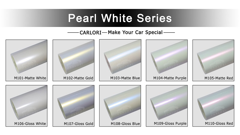 Pearl White Car Wrap Vinyl