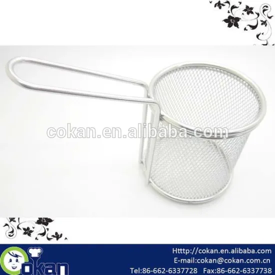 Chip Fry Basket Serving Food Presentation Basket/ Fry Baskets CK-KT592