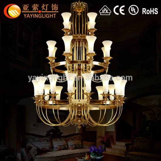new brand fashion glass and brass chandeliers,Hot antique white fashion brass chandelier