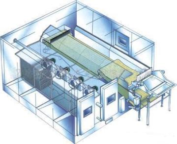 SLD efficient fluidized quick freezing machine