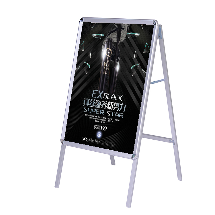 outdoor Steel frames single side A board Stand