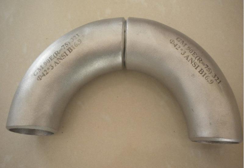 carbon stainless alloy steel seamless 90deg elbow