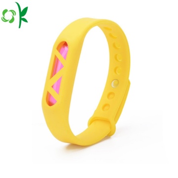 Popular Adjustable Silicone Mosquito Repellent Bracelet