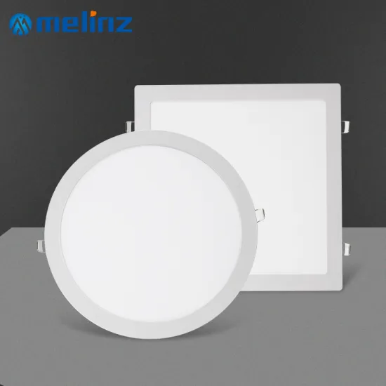 MELINZ Warm Neutral White LED Panel Light - Die-casting Aluminum Recessed Wattage Options (3W-24W)
