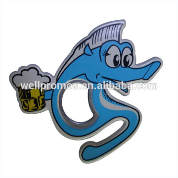 Sea horse shape plastic best keychain bottle opener