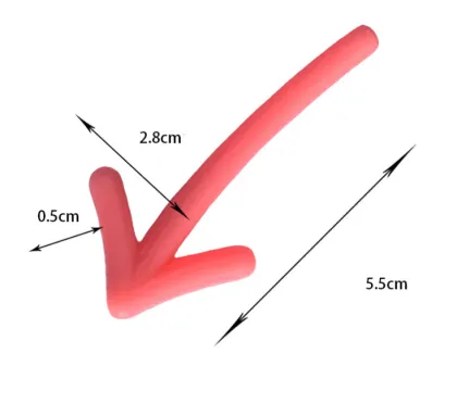 Custom 6PCS Decorative Arrow Refrigerator Magnets