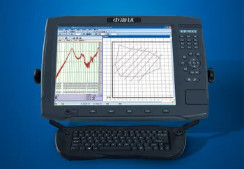 Dual Frequency Color Echo Sounder w/500kW GPS+Beacon