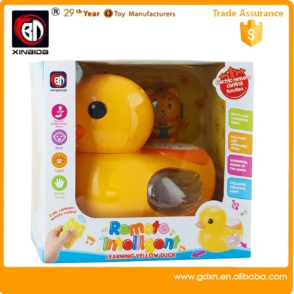 Yellow duck kids learning toy learning machine