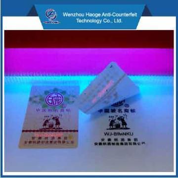 UV invisible anti-counterfeiting security label
